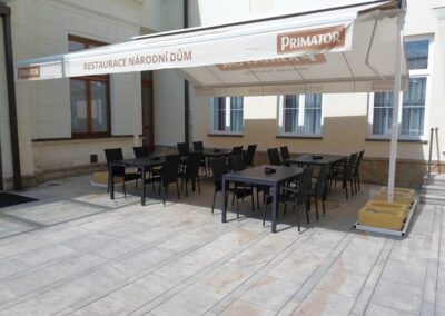 Zahrádka restaurace Národní dům